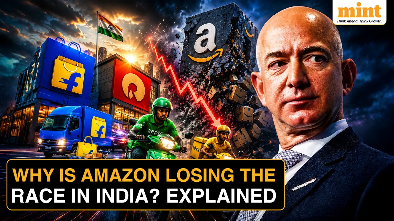 Why Amazon Is Falling Behind In India: Flipkart, Reliance & Quick Commerce Rewrite Retail Rules