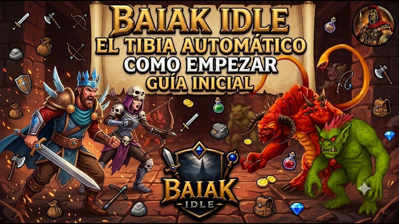 NUEVO BAIAK IDLE: EL TIBIA AUTOM&Aacute;TICO PARA GANAR DINERO | GU&Iacute;A INICIAL P2E / RMT