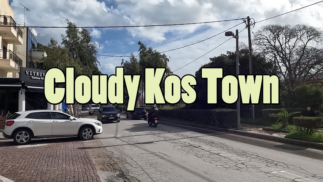 Walking Around Kos Town on a Cloudy Day 🌥️