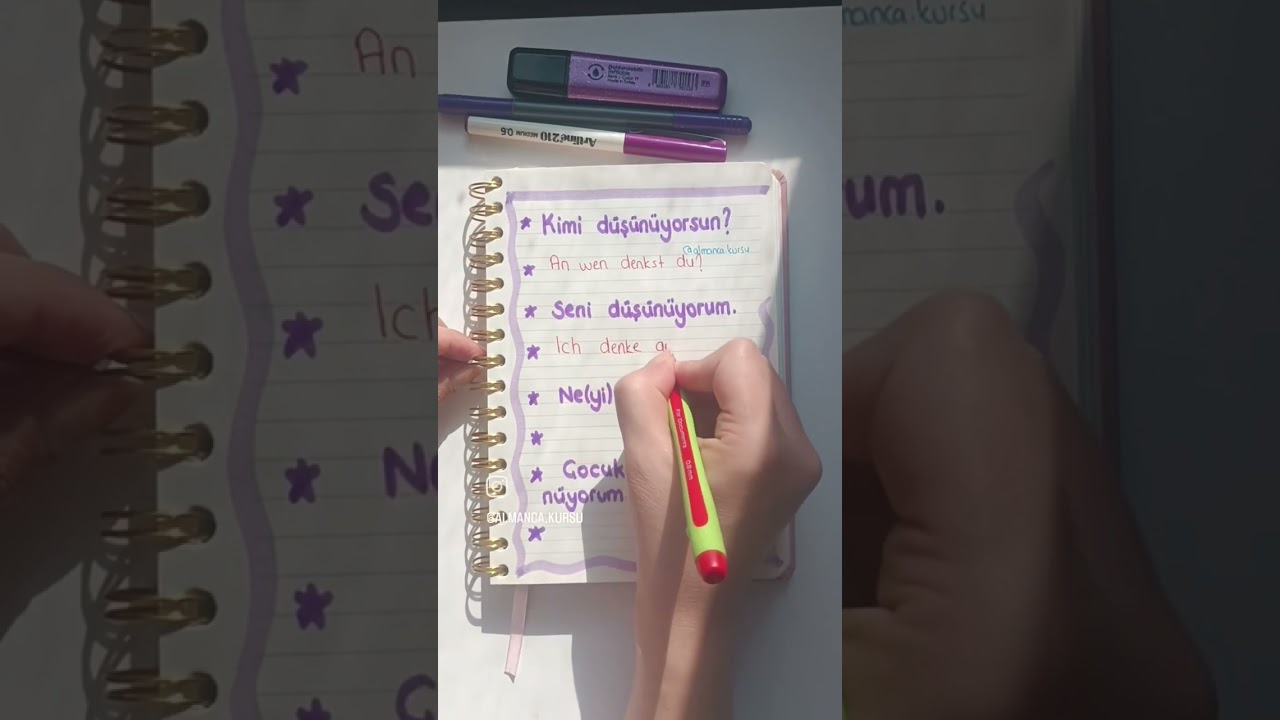 Denken an + Akkusativ