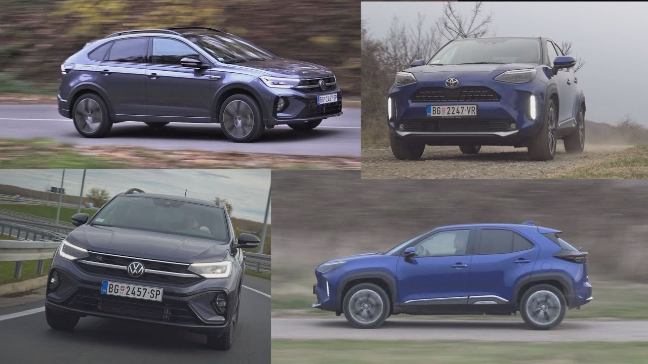VW Taigo Vs  Toyota Yaris Cross - Uporedni  TEST by Lidija & Miodrag Piroški