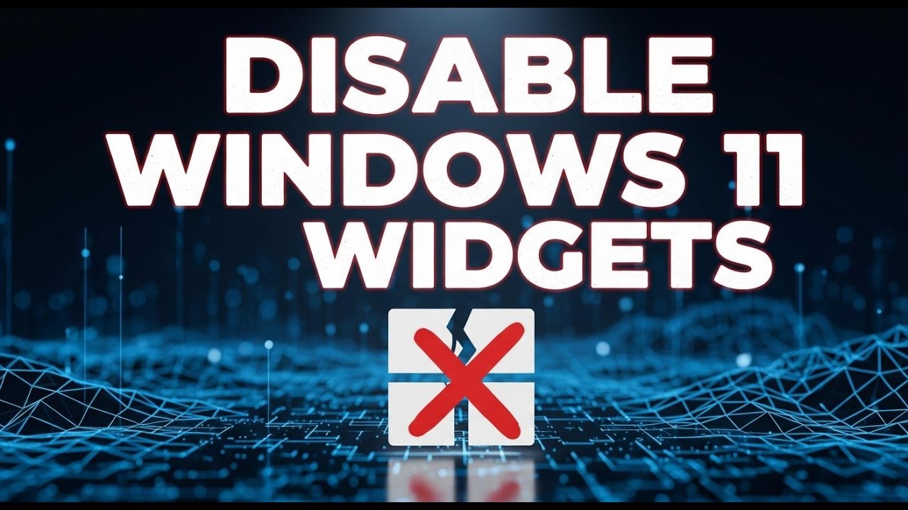 How To Disable Widgets In Windows 11 Remove Widgets Icon Windows 11