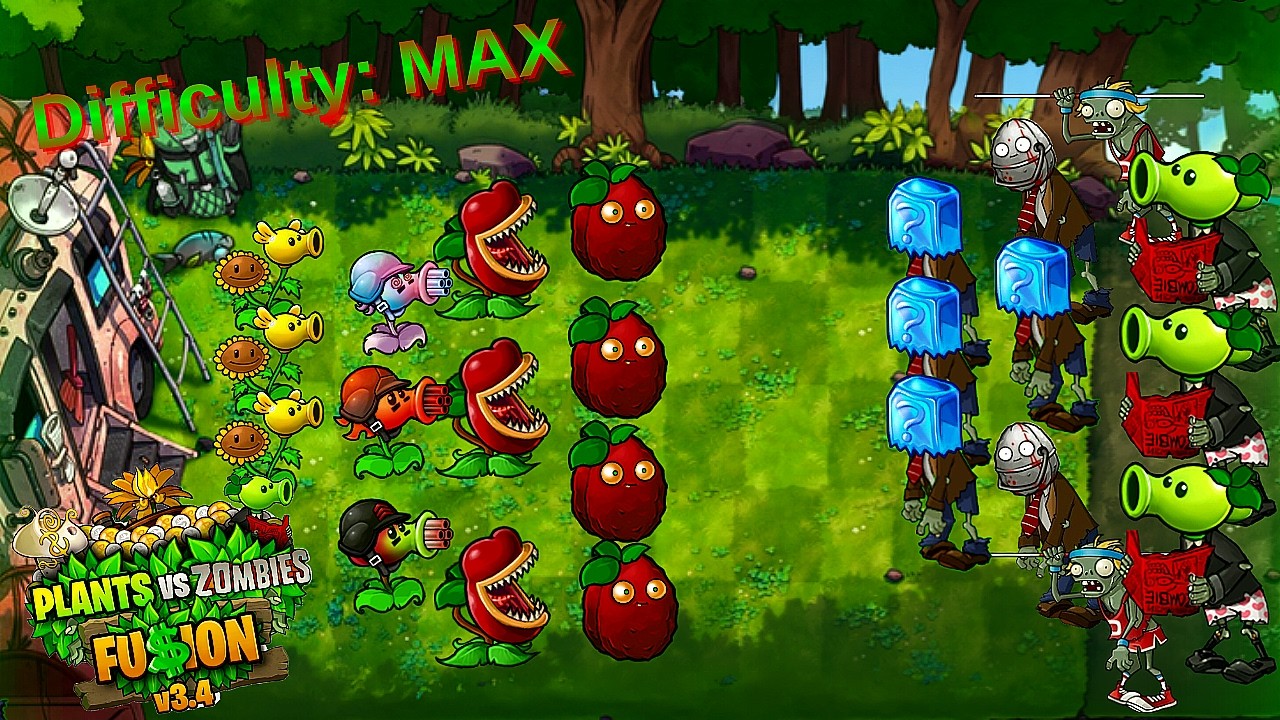 PVZ Fusion – Level 1-9| Difficulty: MAX | Version 3.4