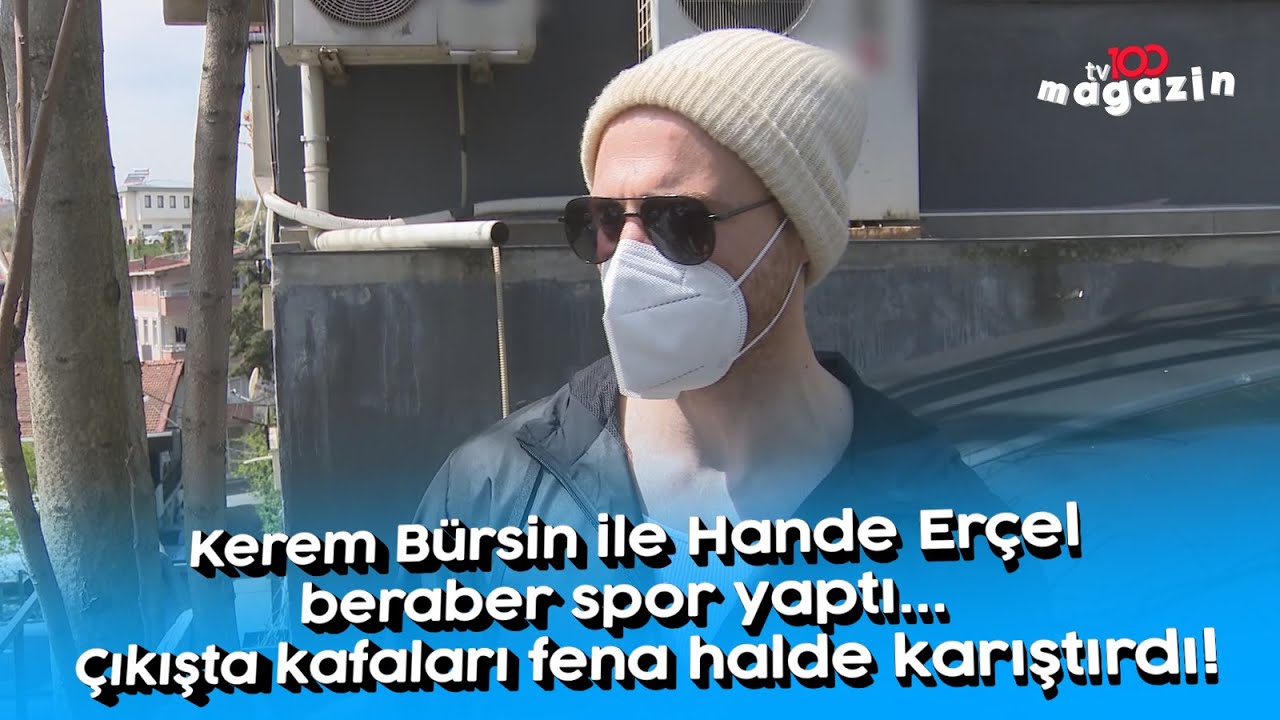 Kerem Bürsin ile Hande Erçel beraber spor yaptı, çıkışta kafaları fena halde karıştırdı