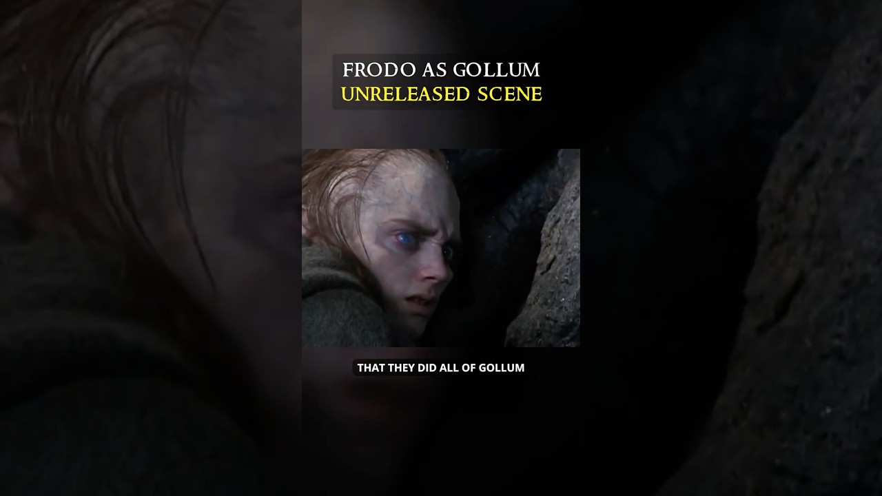 LOTR: Frodo TRANSFORMING into Gollum! (deleted scene)