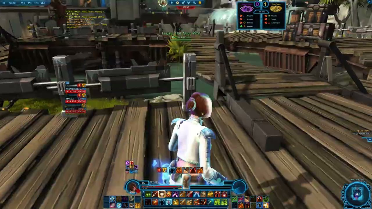 SWTOR 7.7 PvP - Innovative Ordnance Mercenary: 3v4