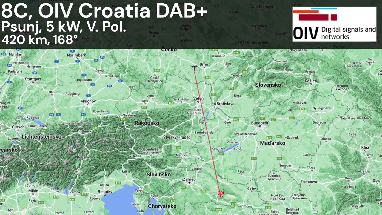 (DAB-DX) 8C OIV Croatia DAB+ 420 km (TROPO) 29.10.2022