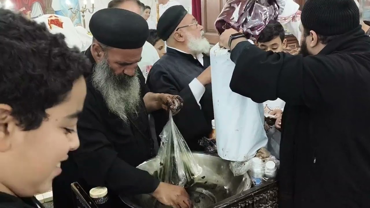 تطييب رفات الشهيد ابي سيفين في عيد استشهاده - ٣ ديسمبر ٢٠٢٥ - كنيسة ابي سيفين سمسطا 