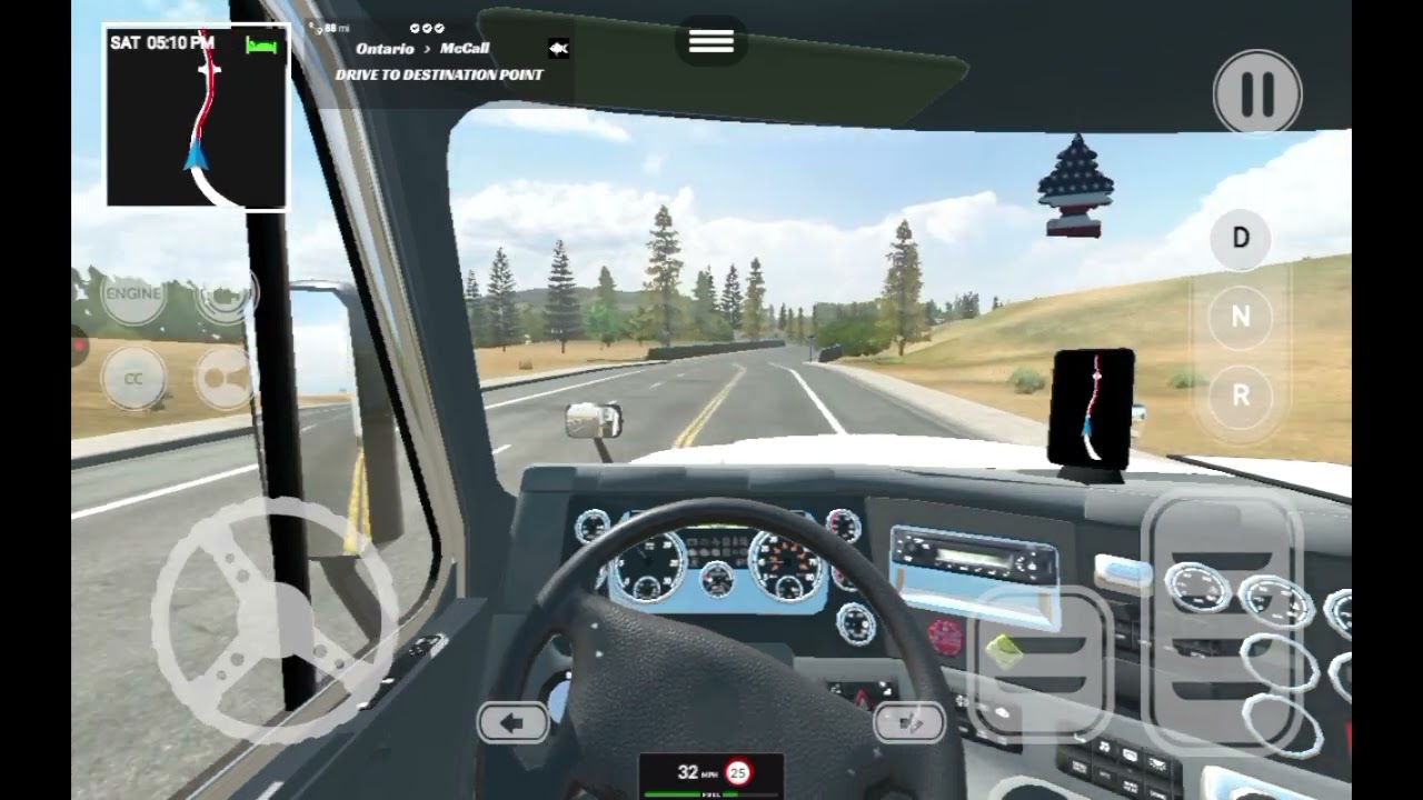 Pure Freightliner Cascadia driving! - Truck Simulator PRO US #1