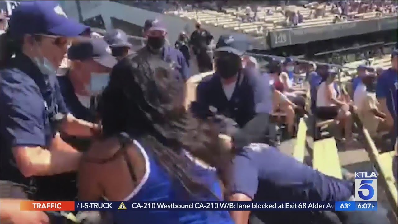 Dodgers fans allege mistreatment by stadium security