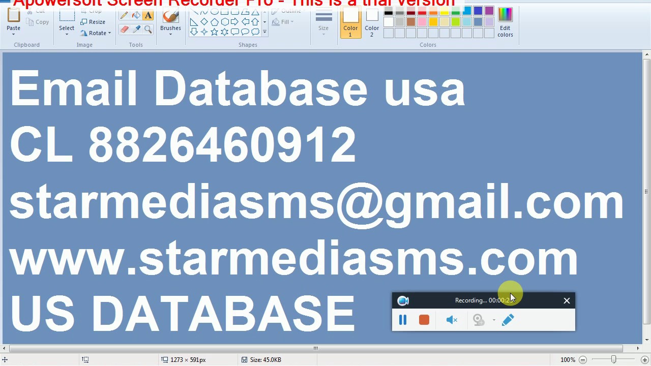 email database usa