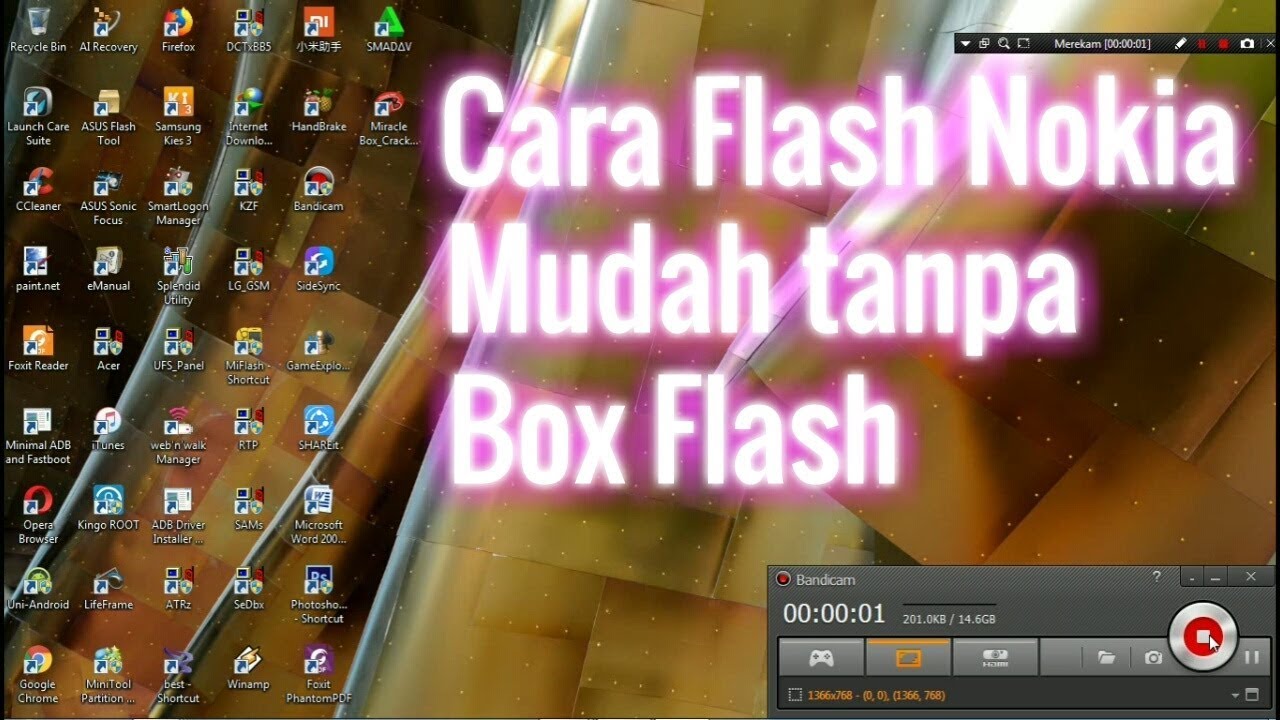 Cara Flash Nokia Mudah tanpa box flash