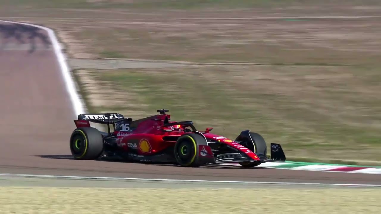 F1 2023: la nuova Ferrari SF-23 in pista a Fiorano