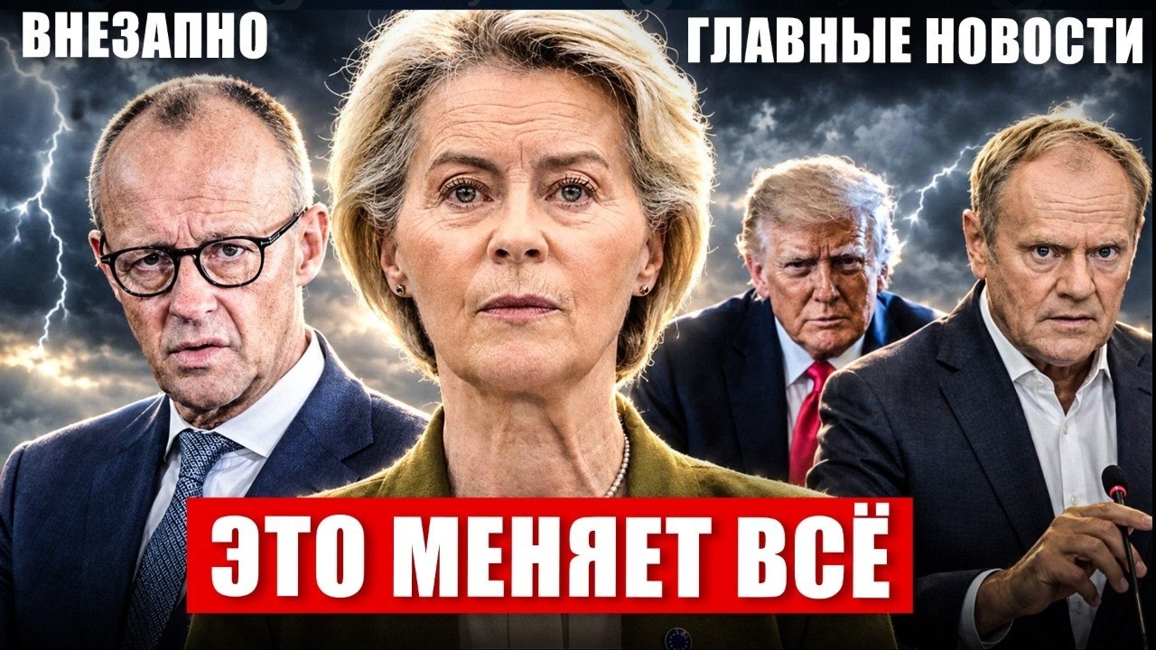 Это в Европе меняет всё. В эти минуты в Германии. Польшу готовят к худшему. Новости сегодня