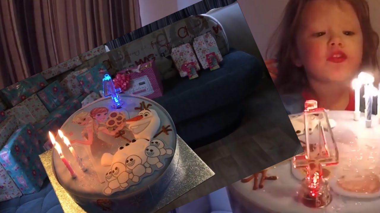 ISLA'S 4th BIRTHDAY MORNING OPENING PRESENTS!!