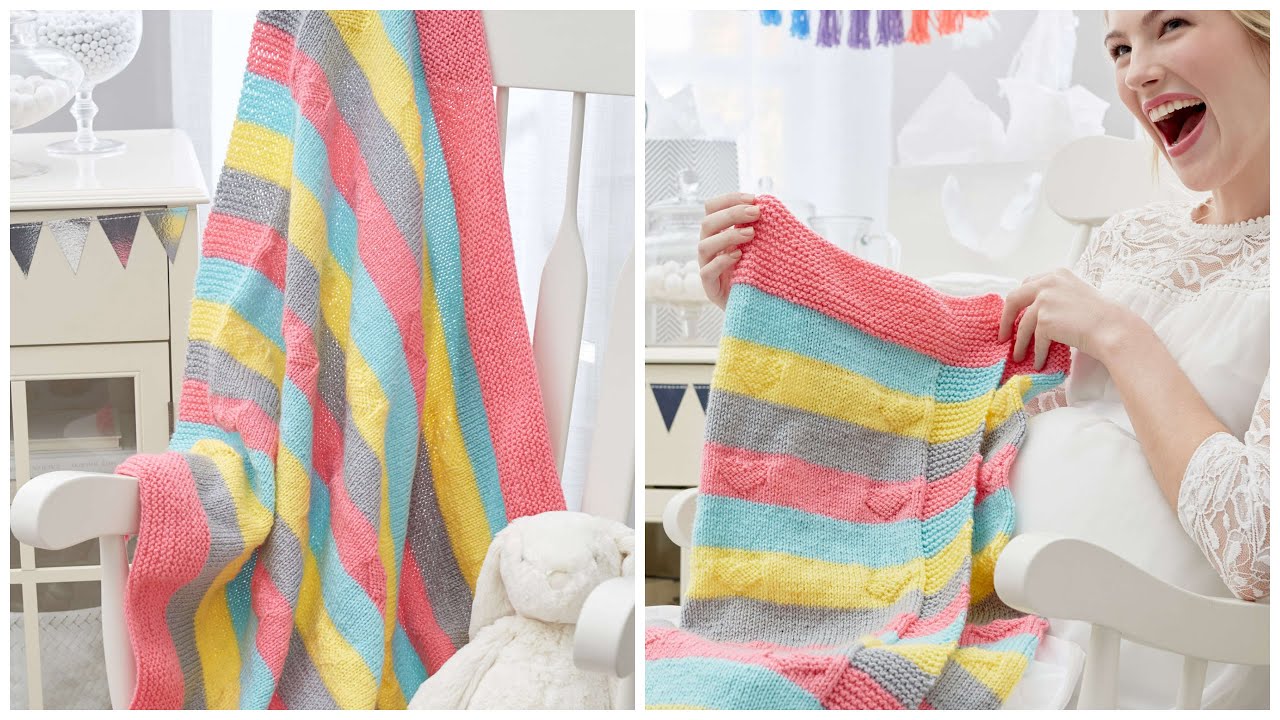 How to Knit the Love You Knit Baby Blanket Pattern - Beginner Friendly knitting