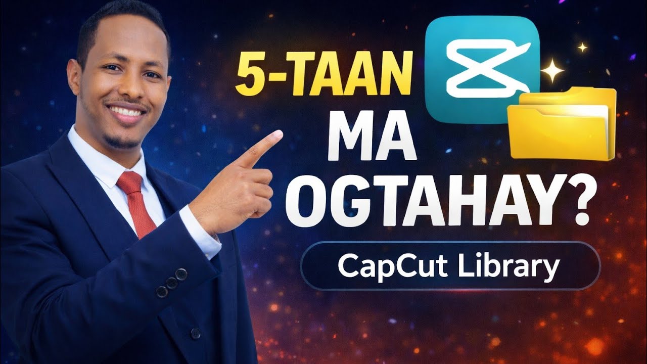 BARO SIDA LOO ISTICMAALO CAPCUT LIBRARY| GUUD MAR KU SAABSAN CAPCUT MOBILE IYO TALO MIHIIM AH.
