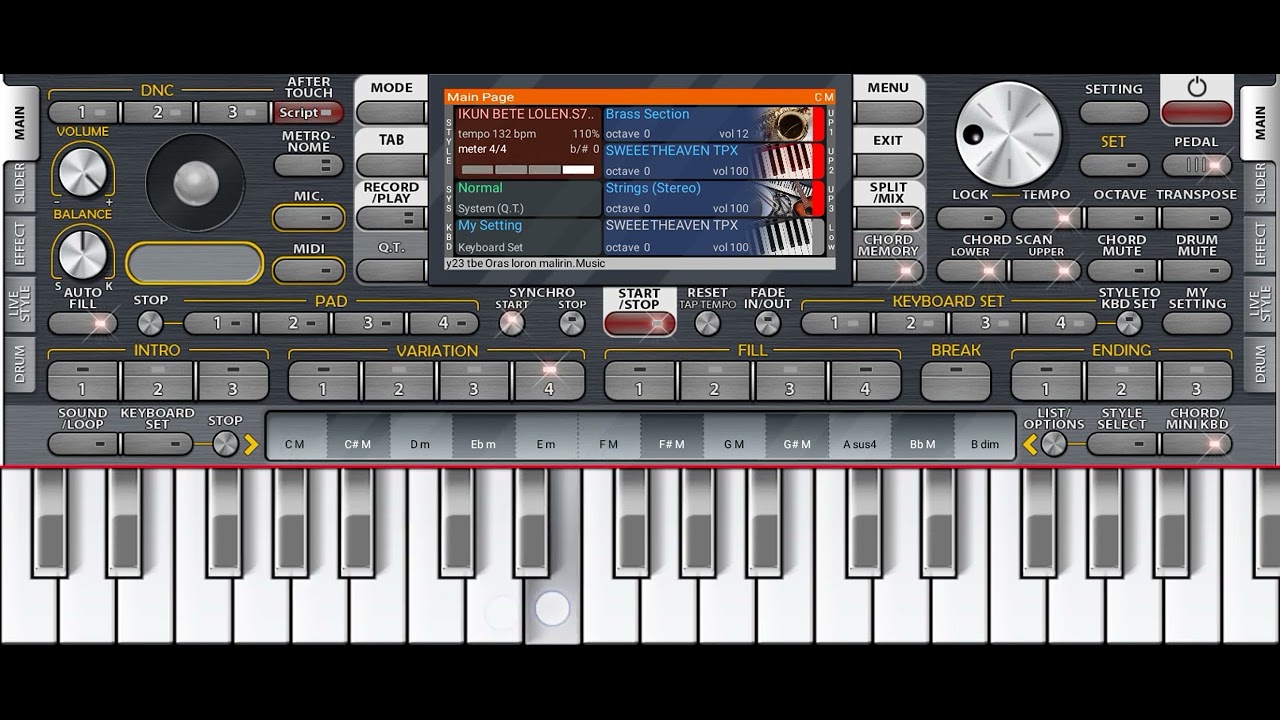 Ano Tillo_Instrumento Tebe Tebe Oras Loron Malirin Org24🎹🇹🇱