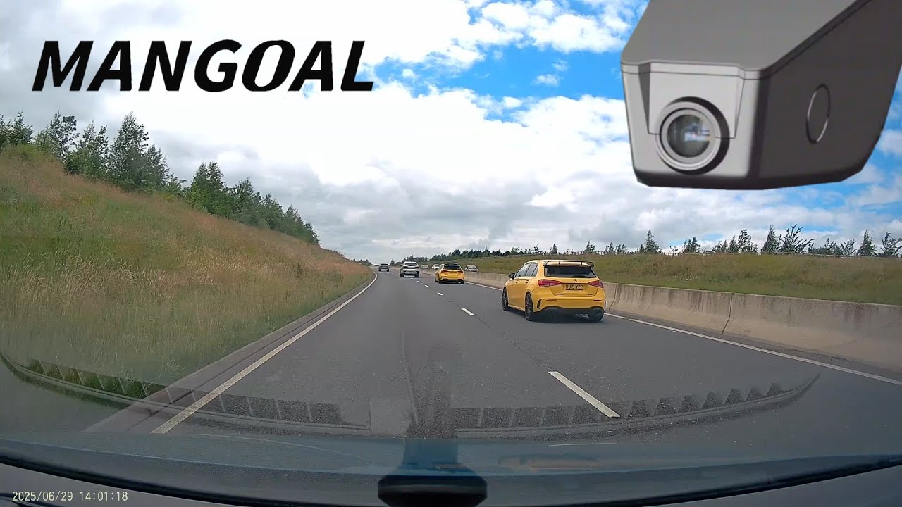 MANGOAL:  Front Dashcam - Dual Carriage Way - UK - Daytime  ( 2025 )