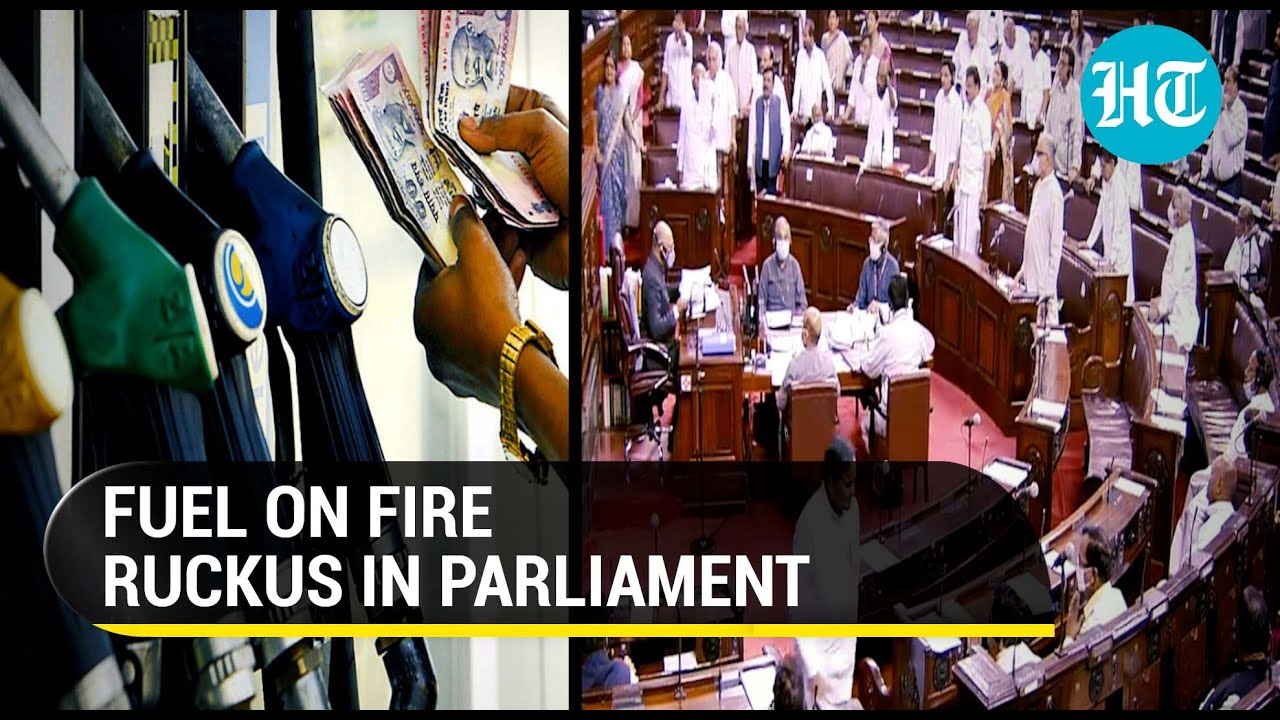 Fuel price hike triggers protests in Rajya Sabha; Opposition seeks discussion, Chairman disallows