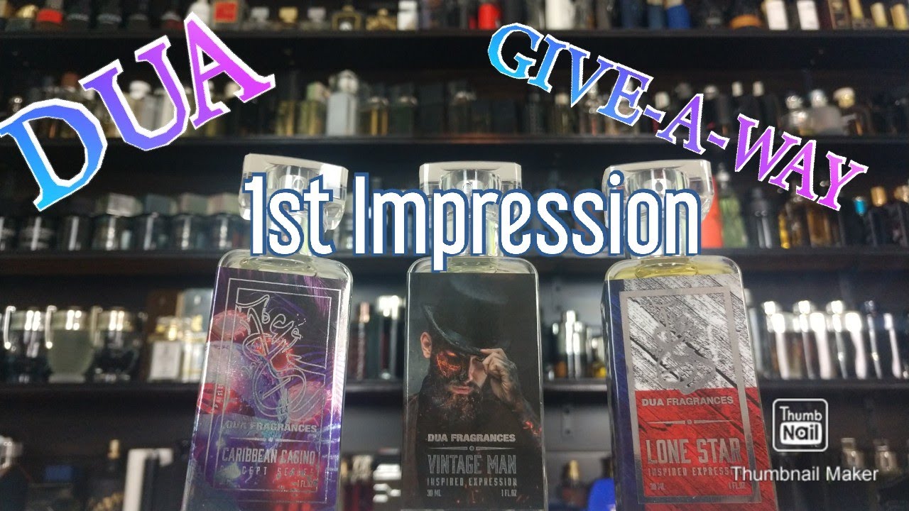 DUA first impression / GIVE-A-WAY bottle 500 sub appreciation!! Vintage Man / Caribbean Casino