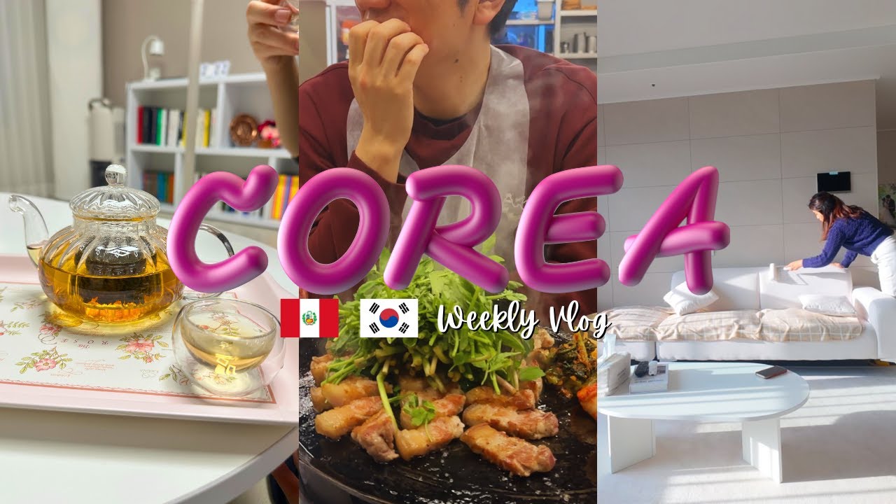 Vida en Corea: Cumpleaños de mi esposo con parrilla coreana en casa 🇰🇷🥩
