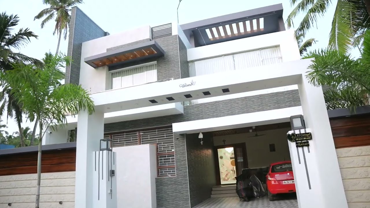 Completed residence at Nagercoil - Bristan Architects and Planners, Nagercoil. #architecture