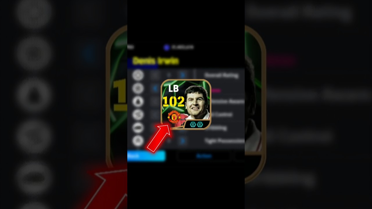 How to train Denis Irwin in eFootball 2026 #efootball2026 #pes2026 #denisirwin