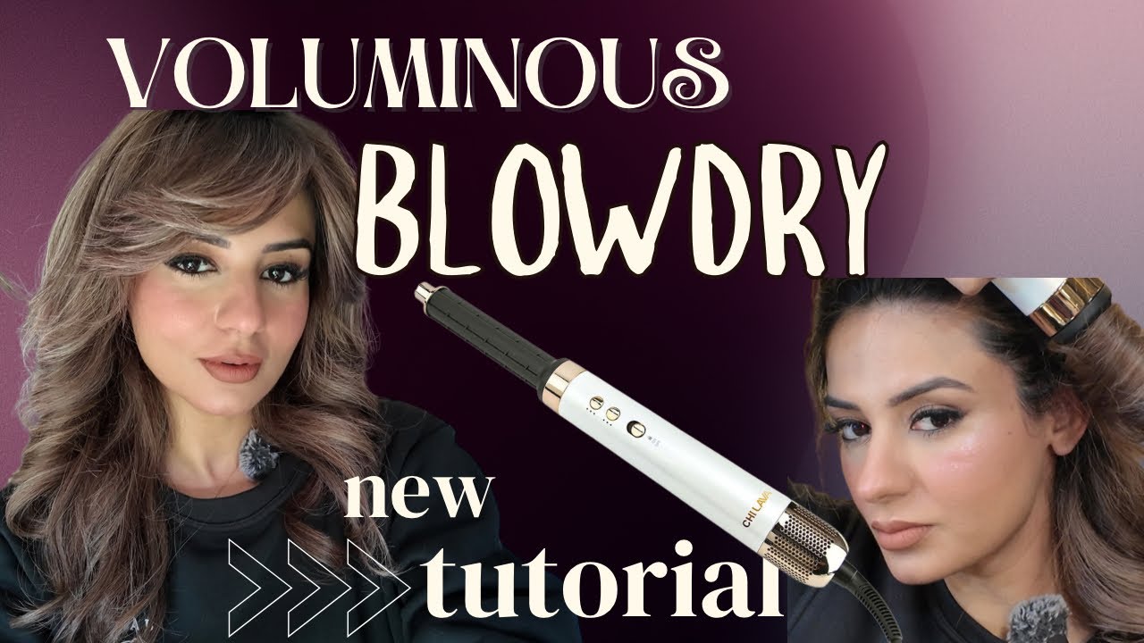 Voluminous Blowdry TUTORIAL 💇🏼‍♀️💆🏻‍♀️🌸 VLOG # 77