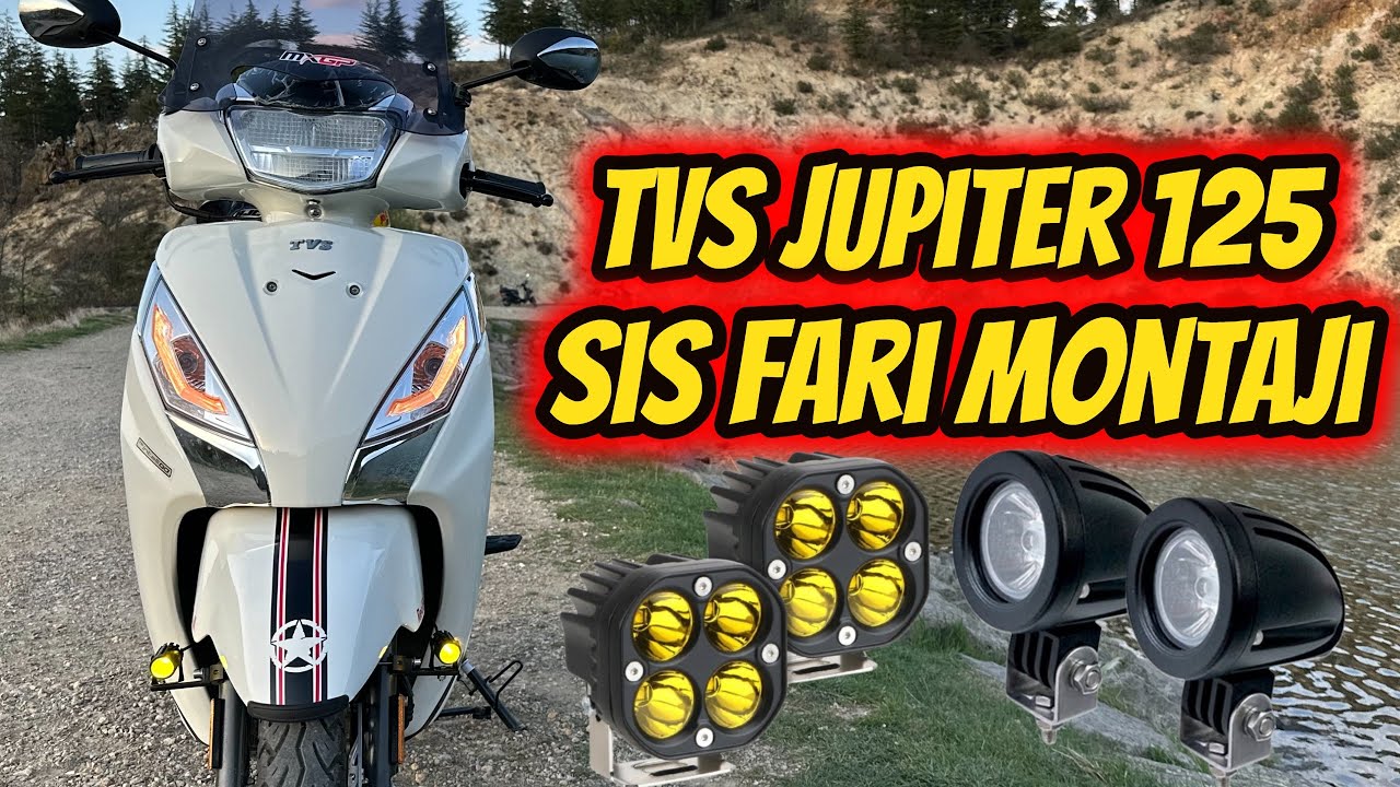 TVS Jupiter 125 / Sis Farı Montajı Nasıl Yapılır ?
