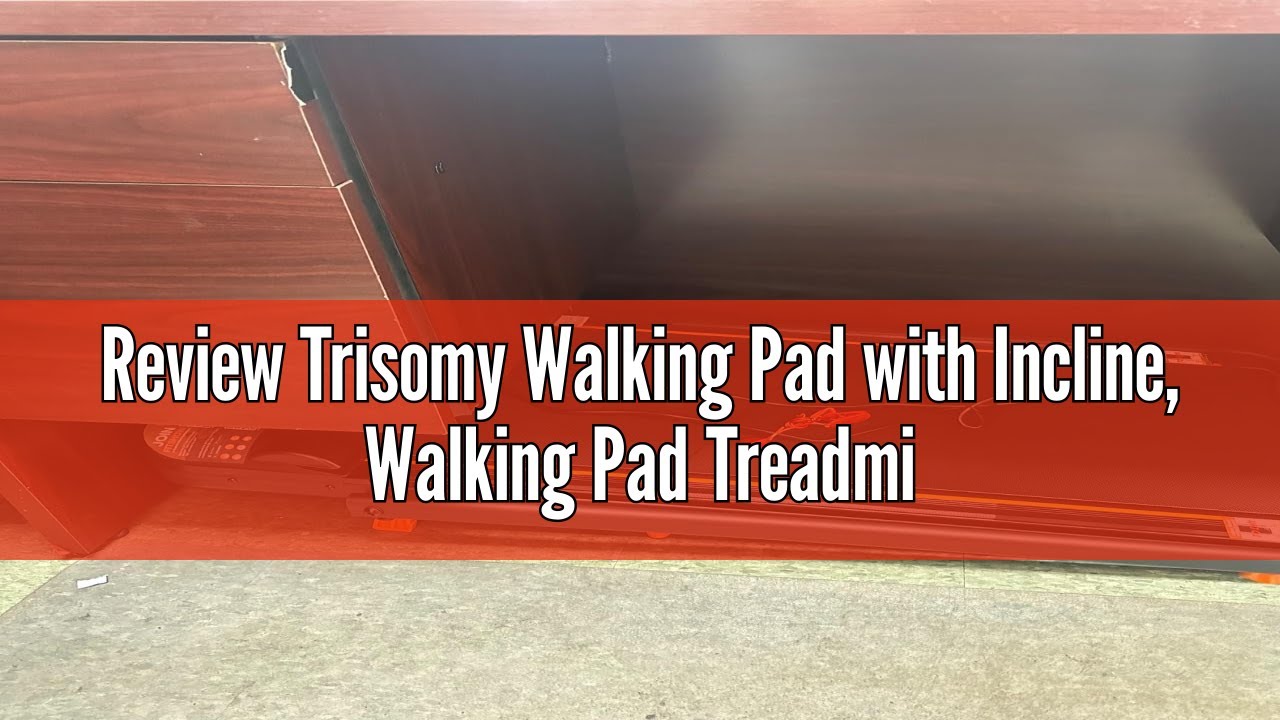 Review Trisomy Walking Pad with Incline, Walking Pad Treadmill for Home Office, Upgraded 3.5 HP Unde