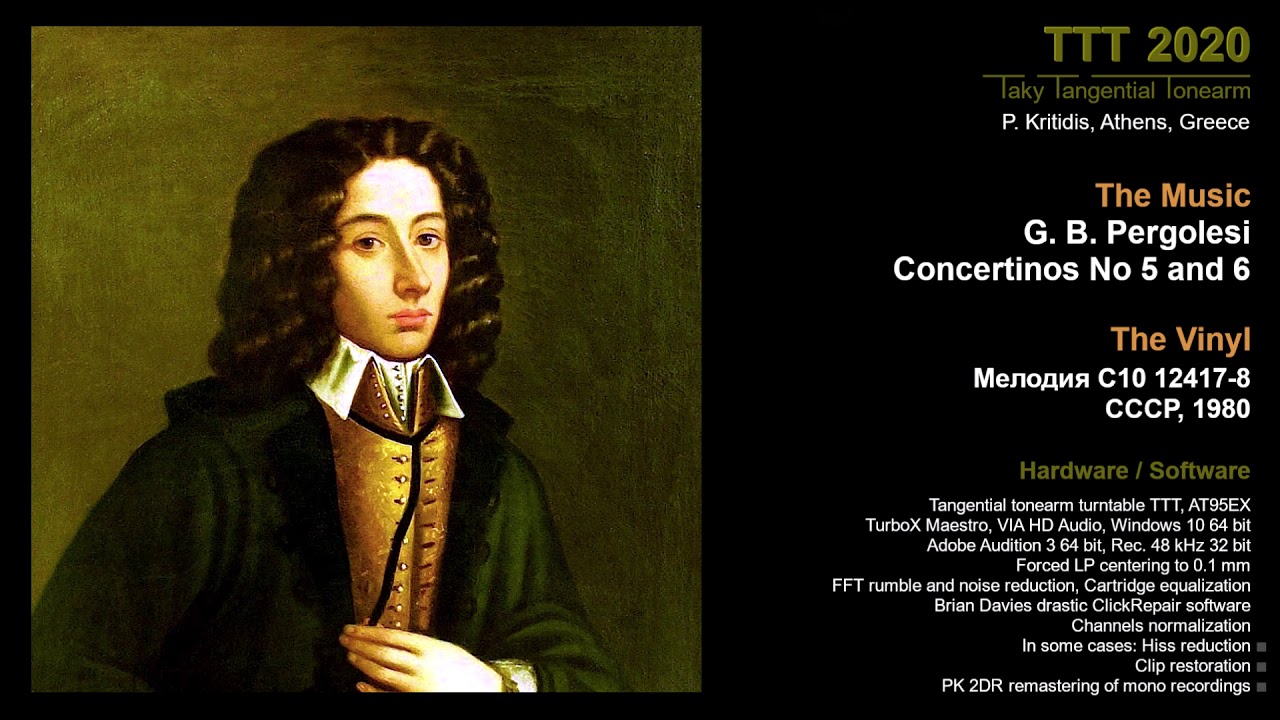 Pergolesi Concertinos No 5 and 6