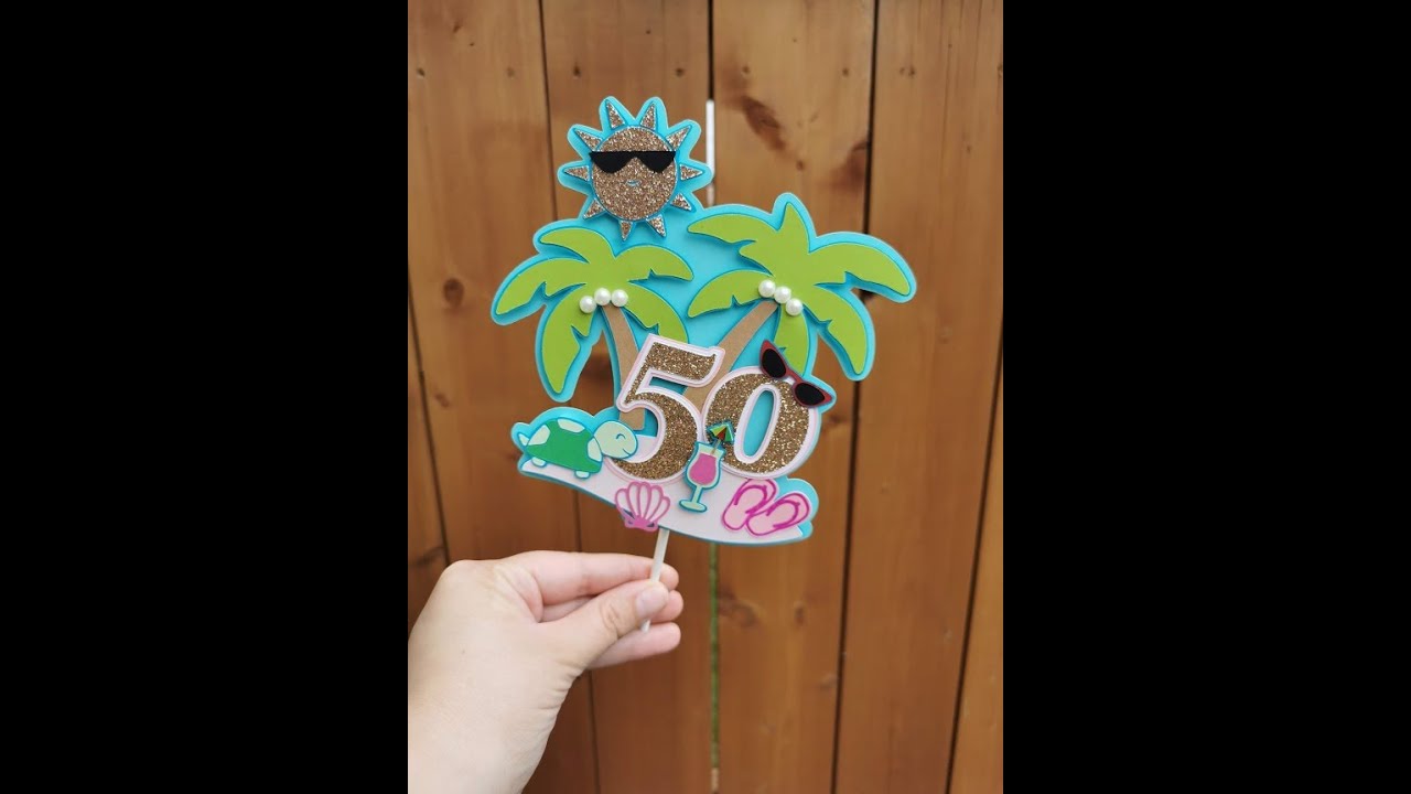 Cake Topper Step-by-Step Tutorial Part 1/2 - Cricut Design Space & Inkscape