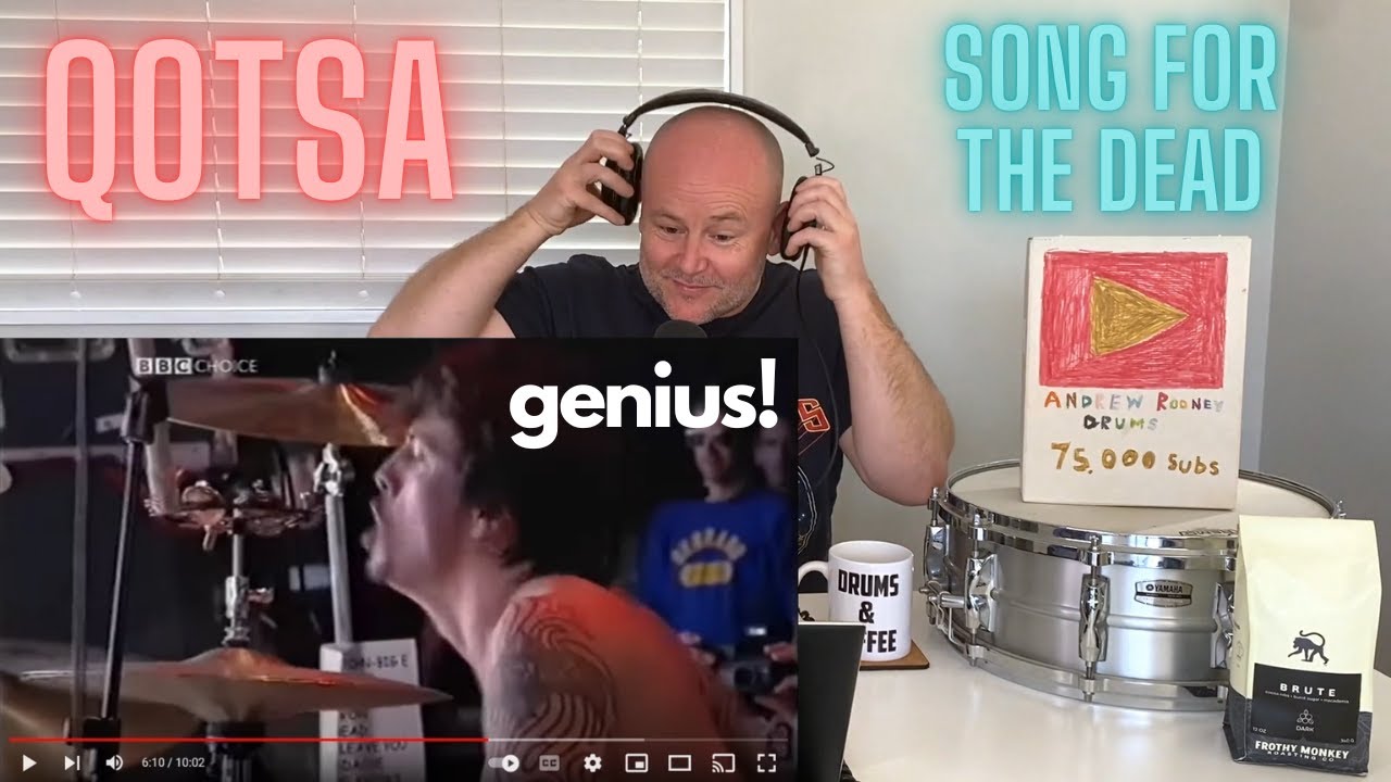 Реакция преподавателя игры на барабанах: Queens of the Stone Age при участии Дэйва Грола — Song f...