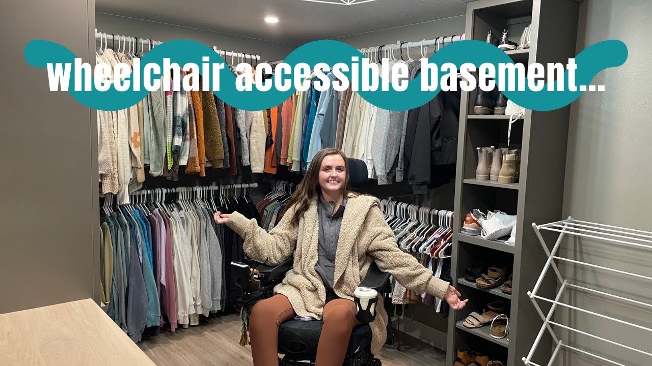 HANDICAP BASEMENT TOUR | My Wheelchair Accessible Home