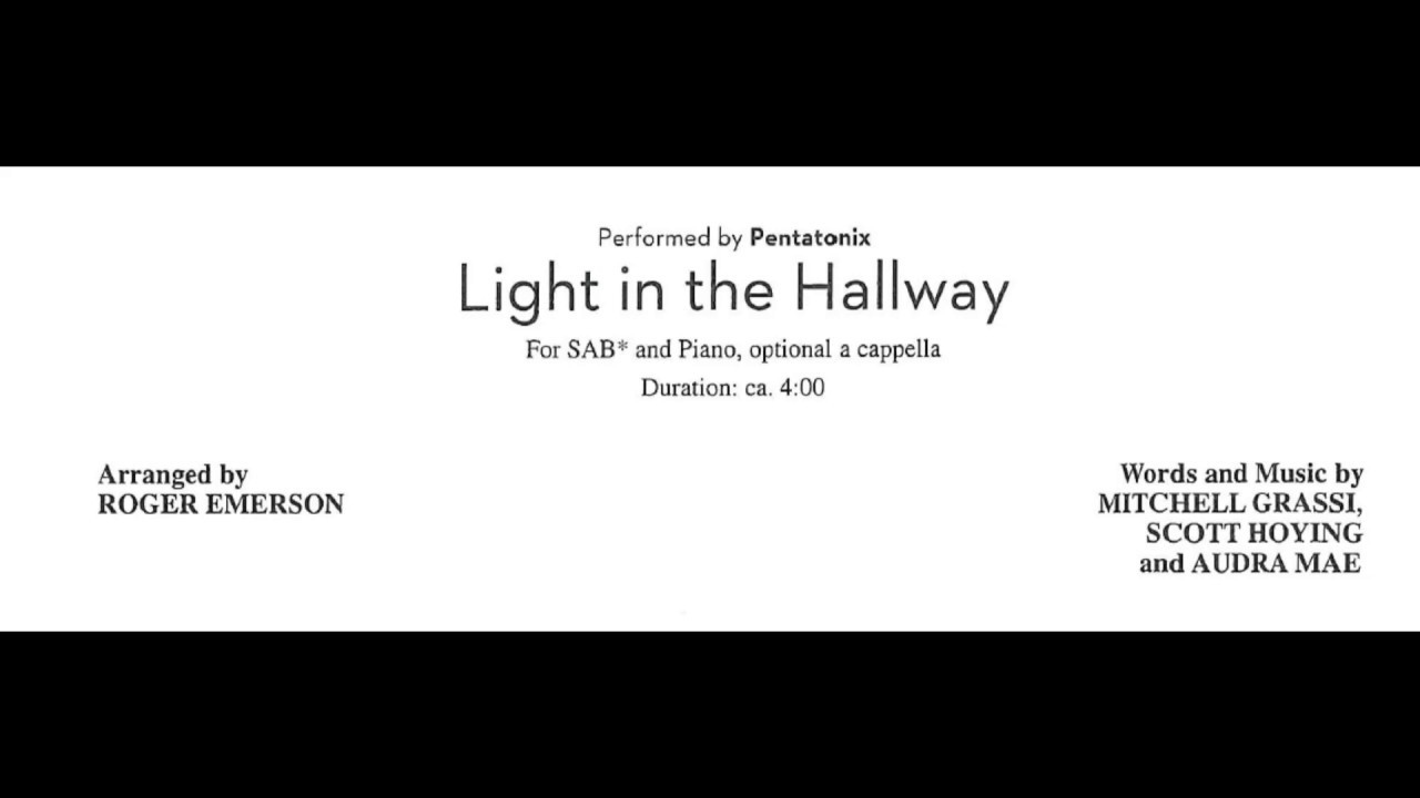 Light In The Hallway Alto