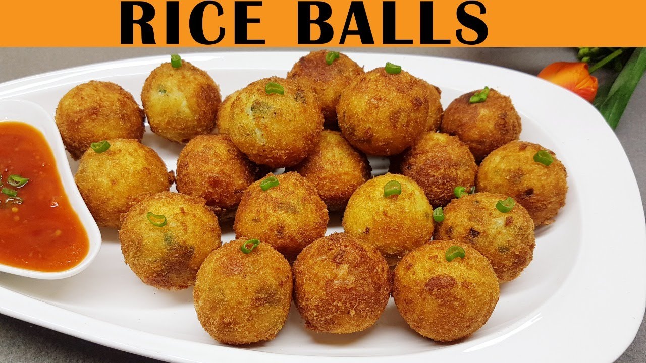 Crispy Rice Balls with leftover rice | Quick and Easy Snack Recipe | Cooking Closet