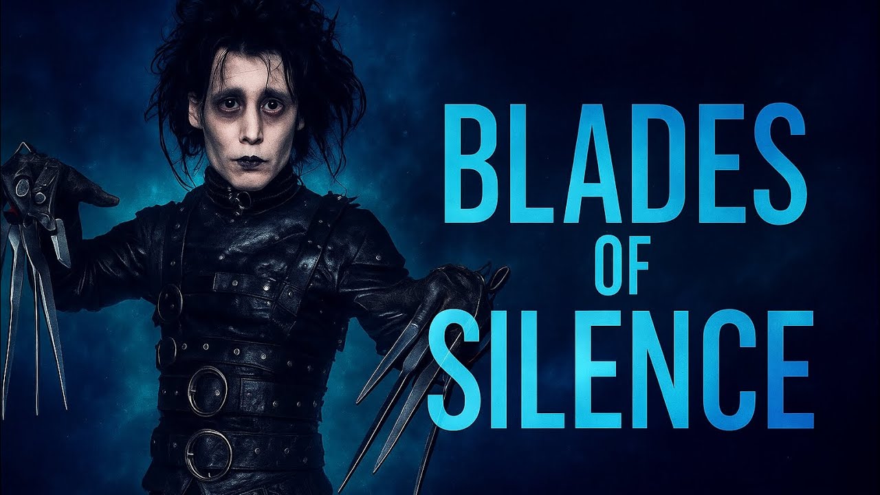 Blades of silence- By AI✂️🖤 #aigeneratedmusic #rockmusic #edwardscissorhands #timburton #darkvibes