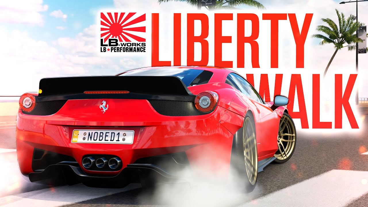 LIBERTY WALK FERRARI 458?! | Forza Horizon 3 Gameplay