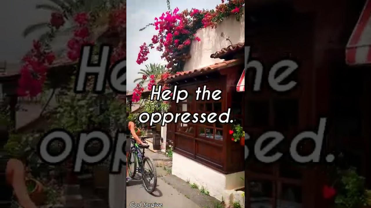 Help the oppressed...#godhelps #godmessage #jesus #bible #shorts