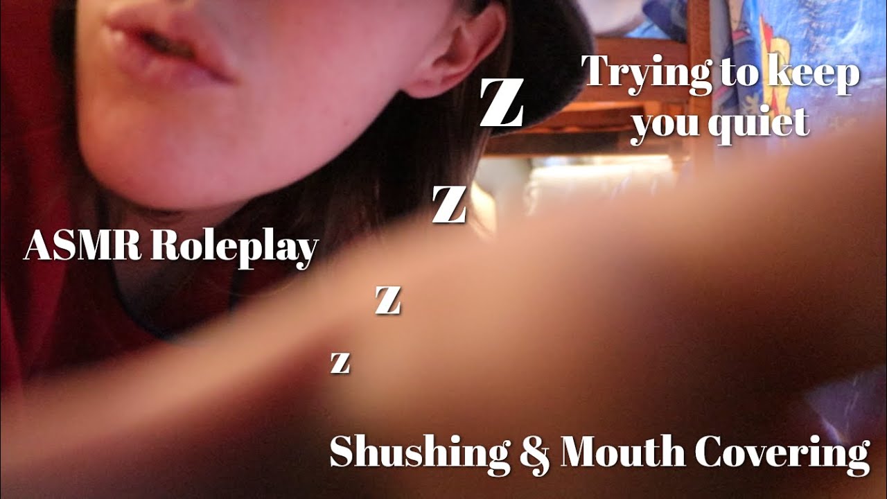 Playing hide & seek... you need to shush! | ASMR | Mouth covering, shushing, whispering, gaslighting