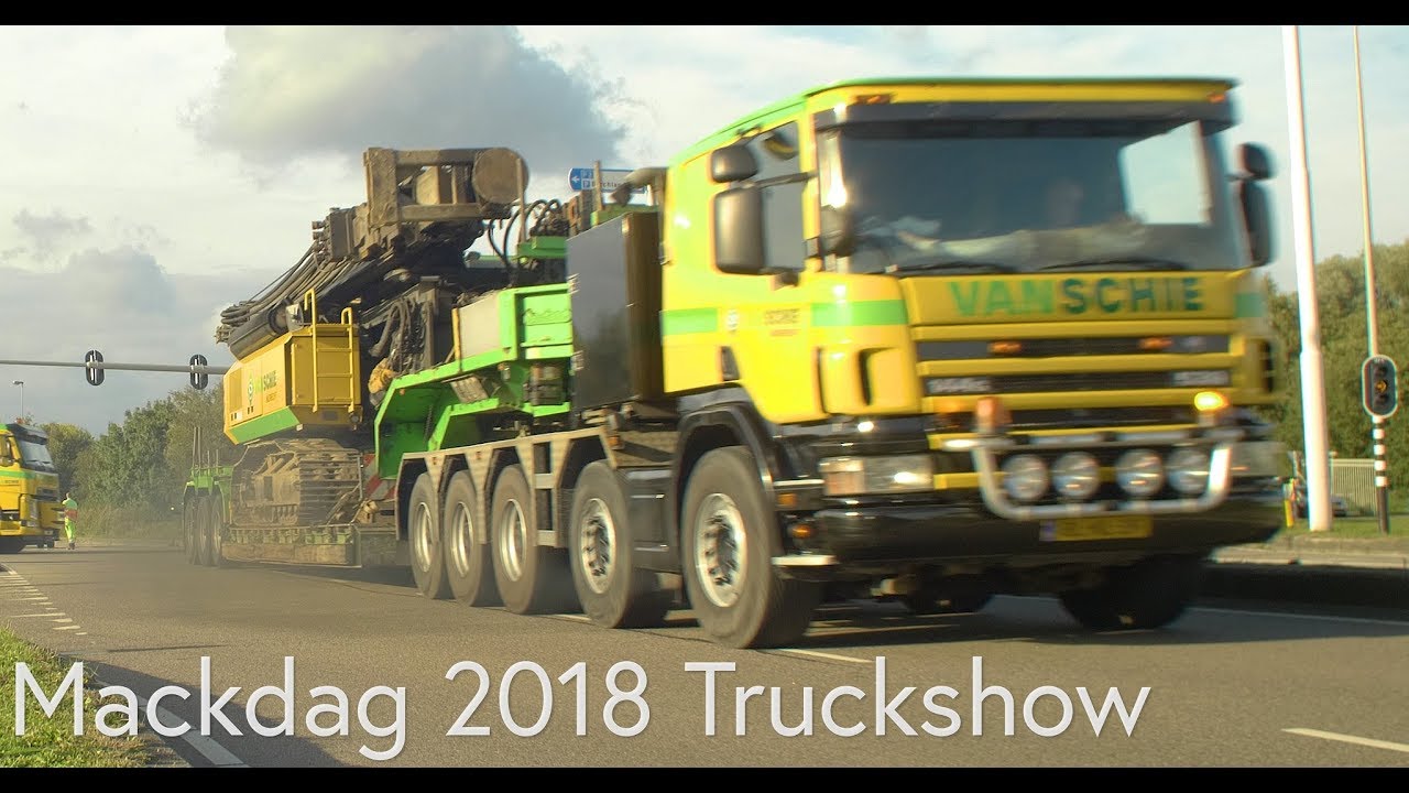 Heavy Haulage Trucks, Special Transport, Dutch Transport Companies, Mackdag 2018 Truckshow