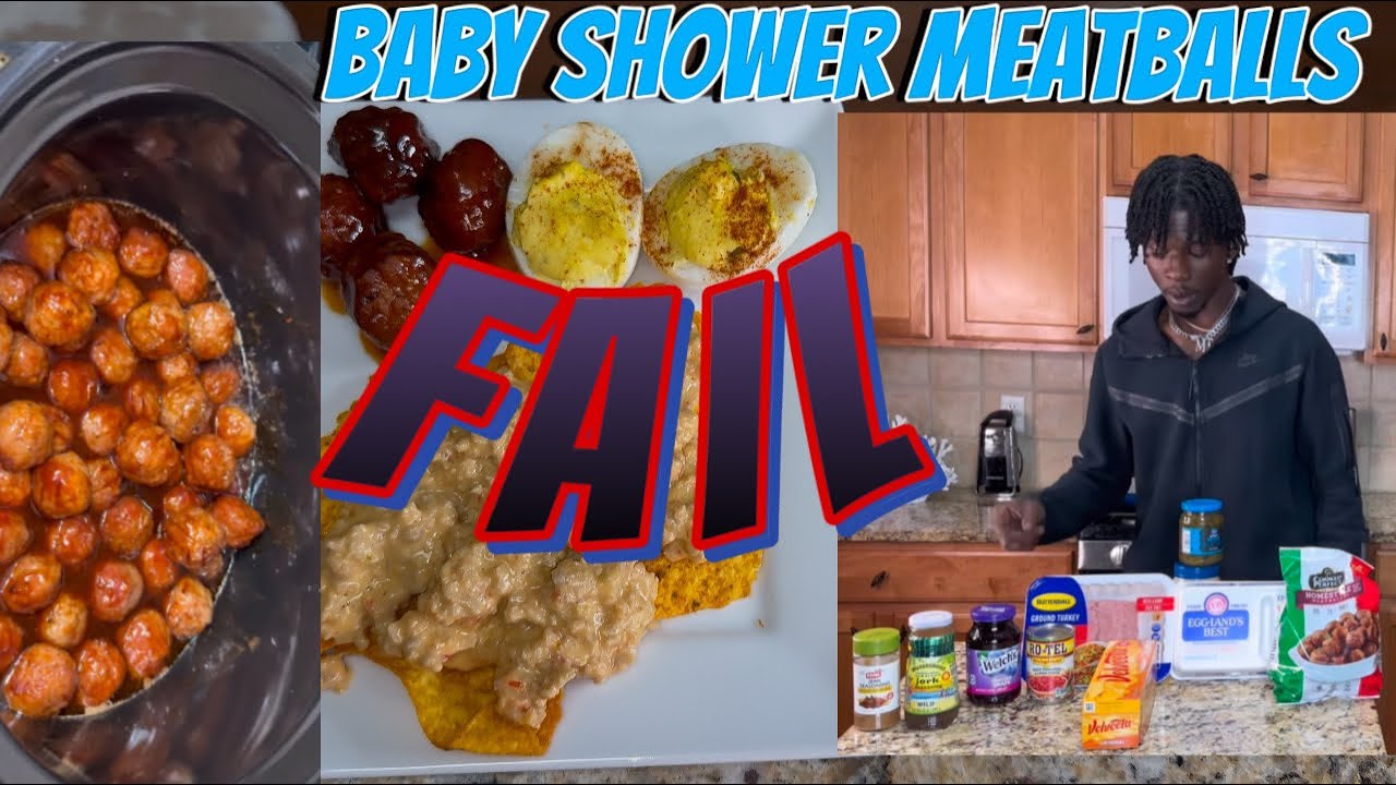 Baby Shower meatballs FAIL | Quick Sunday dish | I’ve been SICK