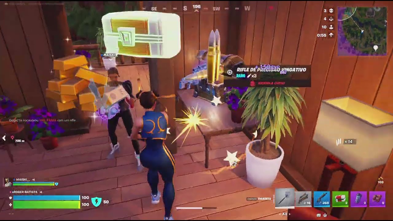 Fortnite Trocação Vitória Em Dupla C7 T1