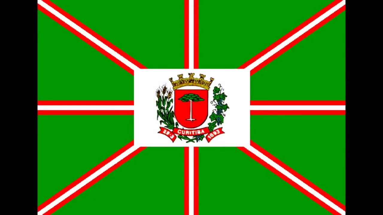 CURITIBA PR, BANDEIRA, SÍMBOLOS, HINO LETRA E MÚSICA