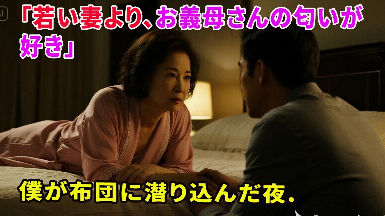 【大人の事情】「若い妻より、お義母さんの匂いが好き」僕が布団に潜り込んだ夜