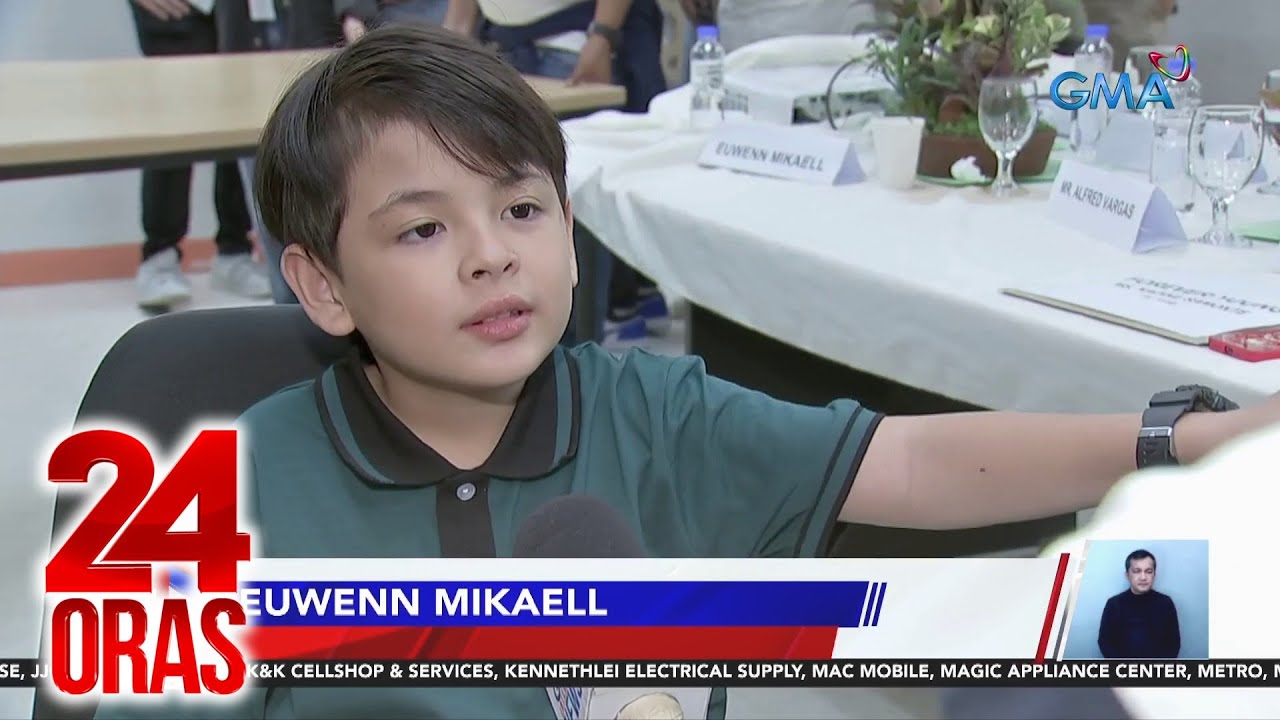 MMFF 2023 Best Child Performer na si Euwenn Mikaell, bibida sa upcoming GMA Afternoon... | 24 Oras
