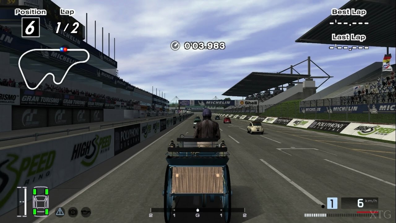 [#557] Gran Turismo 4 - Mercedes-Benz Daimler Motor Carriage 1886 PS2 Gameplay HD