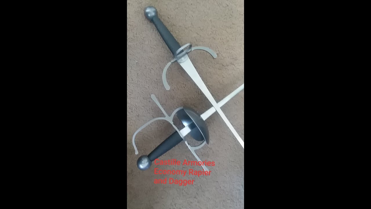 Castille Economy rapier and dagger set reviewed! -- Dork-at-Arms