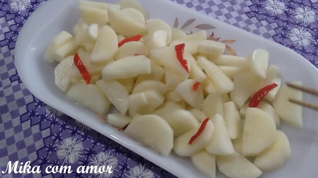 CONSERVA de NABO ou  TSUKEMONO de  DAIKON